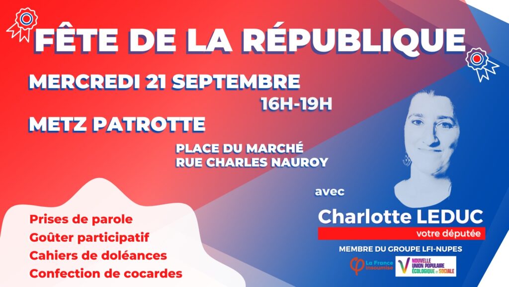 Flyer fête de la République
